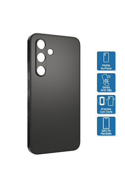 iShield Carcasă mată pentru Samsung Galaxy S25 FE, silicon, anti-amprentă, ul...