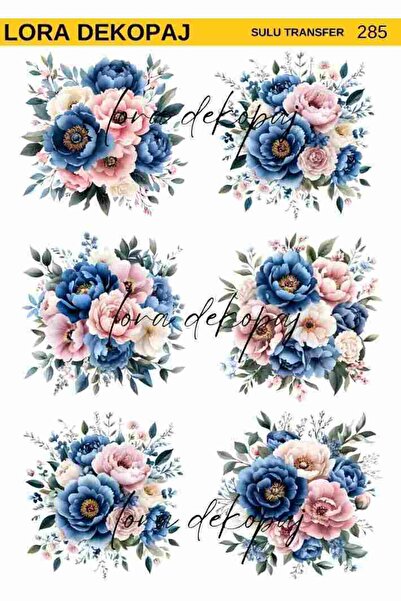 Lora Dekopaj Sulu Transfer Kağıdı - 285 25x35 cm