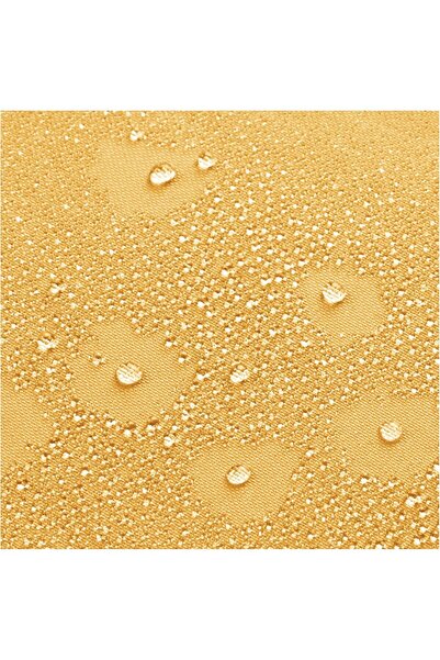 4basix Extra Long Heavy Duty Flat Weave Shower Curtain - 72 x 72 in, Mustard Yellow