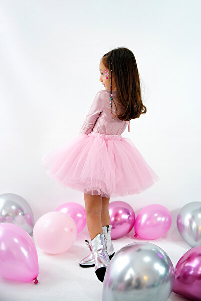 DUCA KIDS Long Sleeve Bodysuit Tutu Ice Princess Themed Girls' Dress