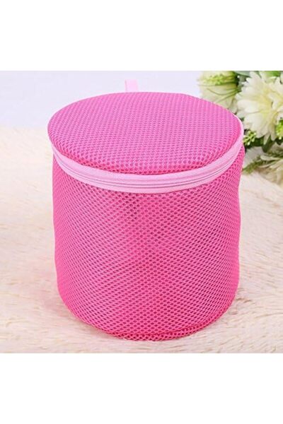 4basix حقيبة غسيل حمالة الصدر والملابس الداخلية، مجموعة من قطعتين (عادية)، وردي