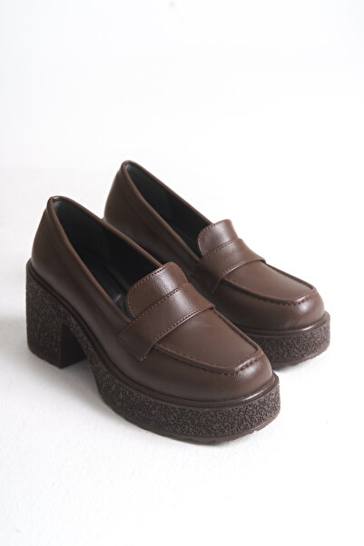 LEVONYA Жіночі кавові платформені лофери