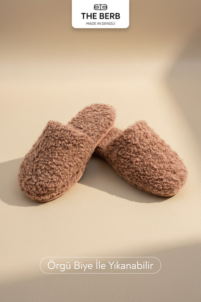 TheBerb Μαλακές παντόφλες Teddy House |   Υψηλή παχιά σόλα |   Δεν κάνει ήχο |   Αντιολισθητικό |   Παντόφλες για το σπίτι/παντόφλες προίκας |   Unisex