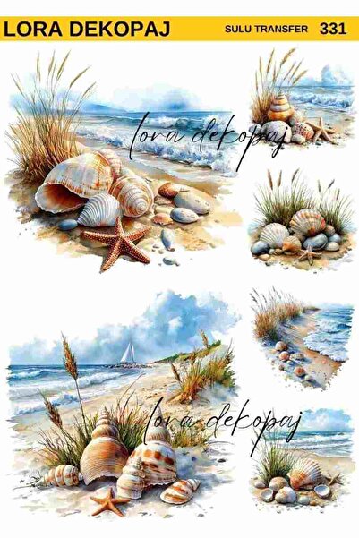 Lora Dekopaj Sulu Transfer Kağıdı - 331 25x35 cm
