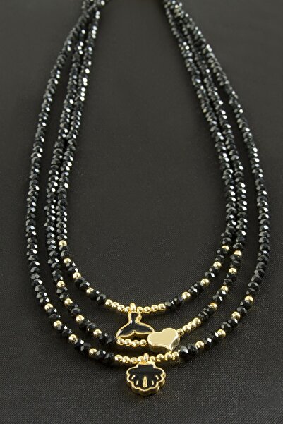 Marsilyan Mixed Crystal Necklace 1 Piece Ilkel-Bjt940