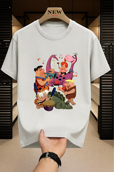 New Shine Μπλουζάκι Çakmaktaş Ailesi με τύπωμα Unisex oversized