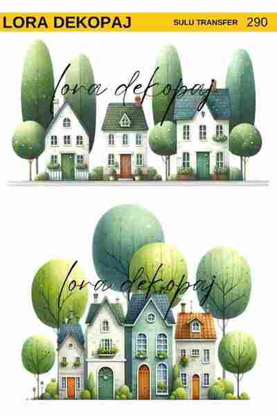 Lora Dekopaj Sulu Transfer Kağıdı - 290 25x35 cm