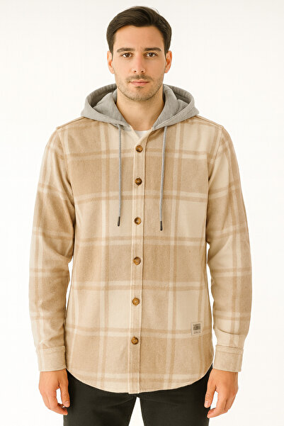 DağdevirenTkstl Unisex Kapüşonlu Oduncu Gömleği