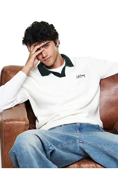 LC Waikiki Ανδρικό πλεκτό πουλόβερ Polo Neck