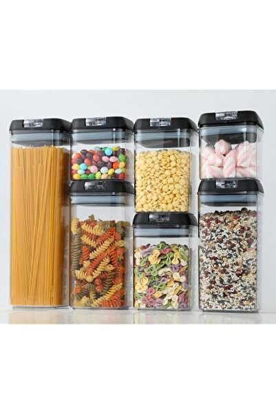 Generic Airtight Food Storage Containers, 7 Piece with Easy Lock Lid Plastic Leak-Proof BPA-Free Kitchen Co