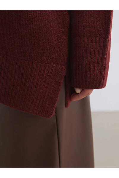 LC Waikiki Γυναικείο πλεκτό πουλόβερ με μισό ζιβάγκο