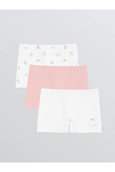 LC Waikiki Boxer για κορίτσια με στάμπα 3 τεμαχίων