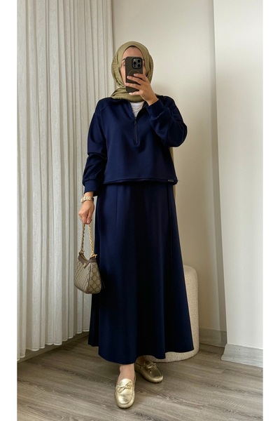 MERİÇ BOUTİQUE Sezonluk Soft Kumaş Etekli Takım