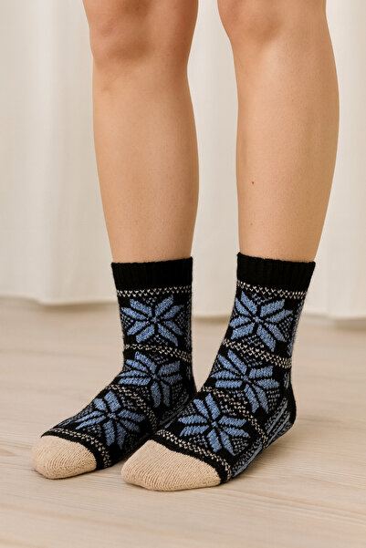 Özeren Çorap Women's Knitted Socks Winter Thick