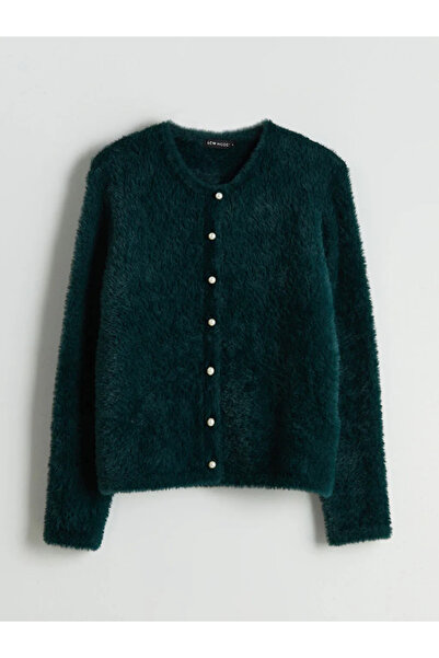 LC Waikiki Crew Neck Women's Knitwear Cardigan