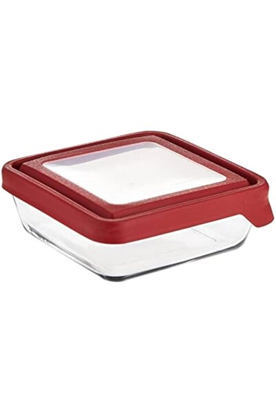 Generic Hocking Trueseal Glass Food Storage Container With Lid, Cherry, 4 3/4...