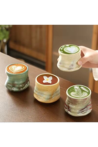 Generic Unique ceramic coffee mug, handcrafted in an artistic style.