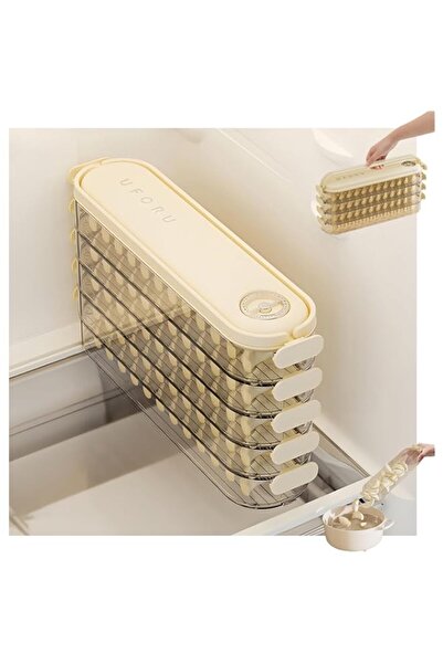 Generic TaboSi Fridge Storage Boxes with Lids, Stackable Dumpling Storage Freezer Containers, Refrigerator