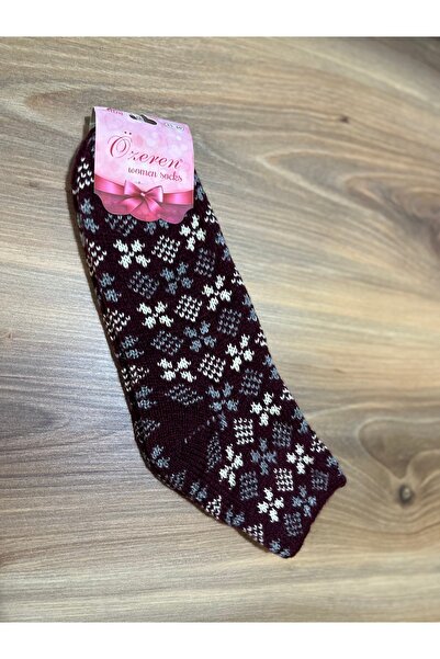 Özeren Çorap Women's Knitted Socks Winter Thick