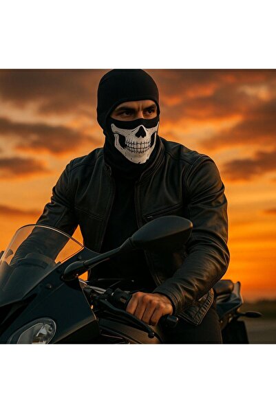 offsidesign Motorcycle Balaklava Sun Face Protector Windproof Motor Skeleton Mask Face Protection Balaclava