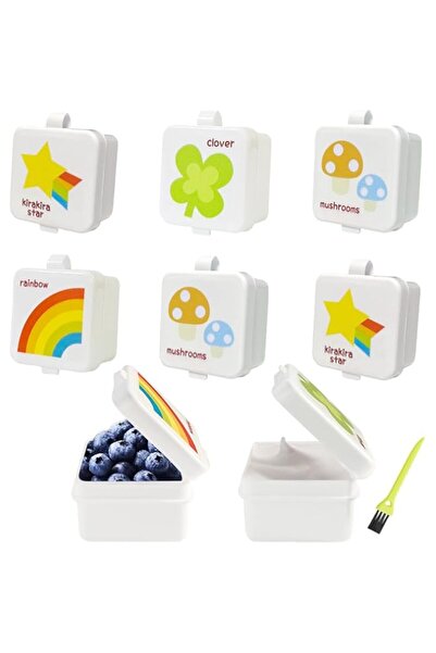 Generic 8 Pack Salad Dressing Container To Go, Small Condiment Containers with Lids, Reusable Sauce Contain