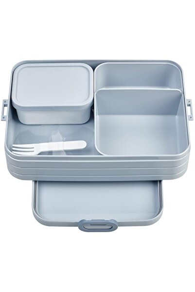 Generic Mepal Bento Box Large - for 4 Sandwiches or 8 Slices of Bread - Small Snacks & Left Overs - Adults