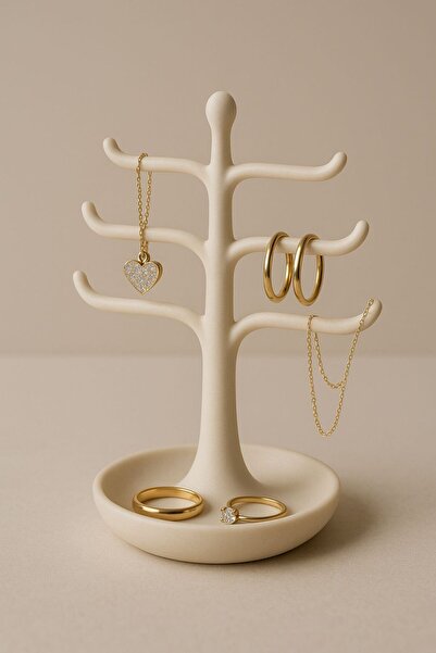 Atsutech Decorative Modern Jewelry Stand |   Jewelry Hanger |   Necklace, Earrings, Organizer