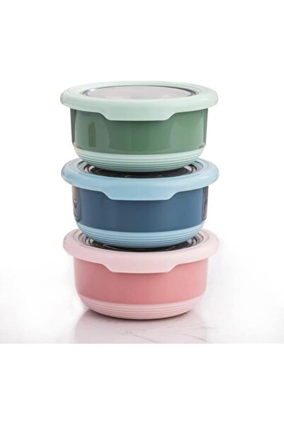 Generic Joyzzz Salad Dressing Containers, 3 PCS 220ML Stainless Steel Condiment Cups with Lids, Leakproof B