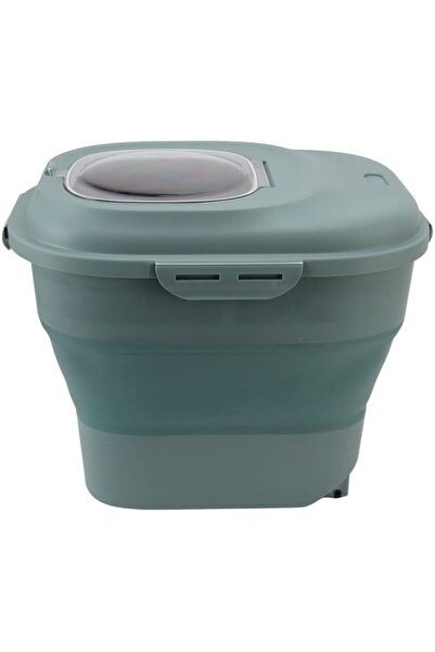 Generic Foldable Rice Storage Container, 33.1lb to 110.2lb Large Rice Container, Collapsible Cereal Food Ca