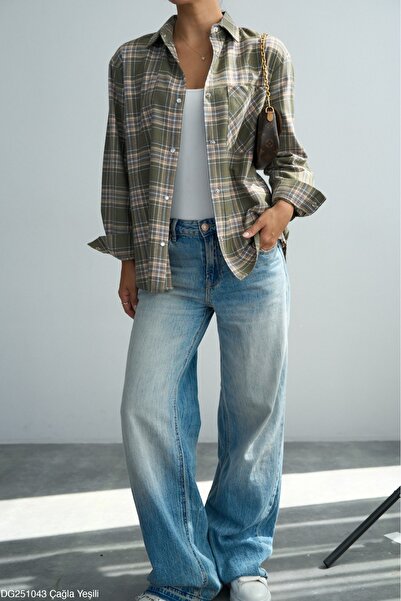 CADDELAMODA Γυναικείο καρό πουκάμισο