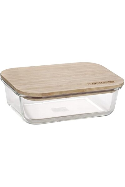 Generic Royalford Rectangular Glass Food Container, 370Ml Capacity, Rf10318 - Freezer & Dishwasher Safe, Bo