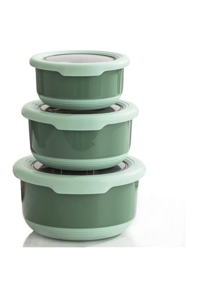 Generic Premium Stainless Steel Food Containers/Bento Lunch Box, Anti-Slip Exterior, Leakproof, Steel Snack