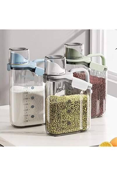 Generic 3Pcs Cereal Containers Set | Premium Quality 2.8L / 2.8KG Capacity Ai...