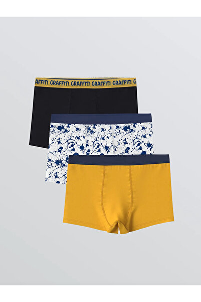 LC Waikiki Αγόρι μπόξερ με στάμπα 3-συσκευασία