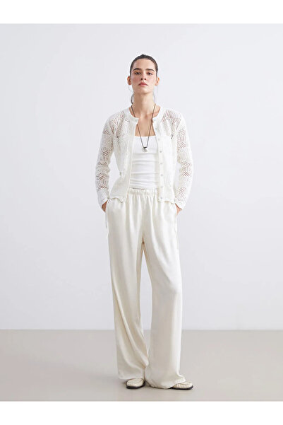 LC Waikiki Bisiklet Yaka Ajurlu Kadın Triko Hırka