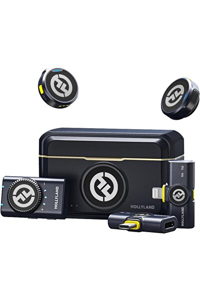 HollyLand LARK M2 Wireless Lavalier Microphone for iPhone, Android & Camera