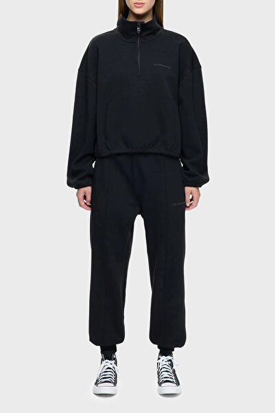 LES BENJAMINS Cotton Regular Fit Half Zip Mock Neck Sweat Sweat Lb25Fwclafusw