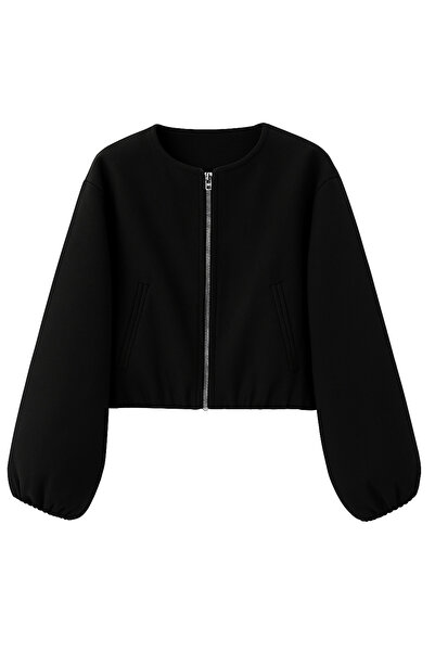 candybia Viral Cashmere-Stoff Bomberjacke für Damen