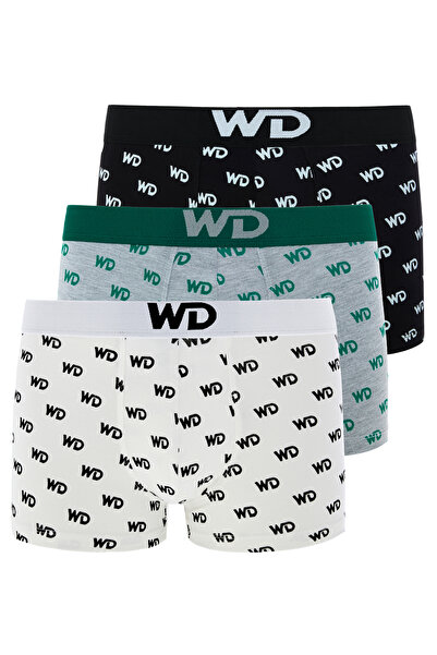 3'lü Premium Boxer Modal Kumaş