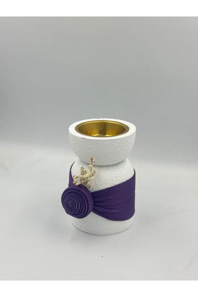 GIFT White resin incense burners, coordinated gift packaging (12 pieces)