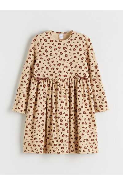 LC Waikiki Create Your Style with Uzg Store |   Crew Neck Floral Girl's Dress