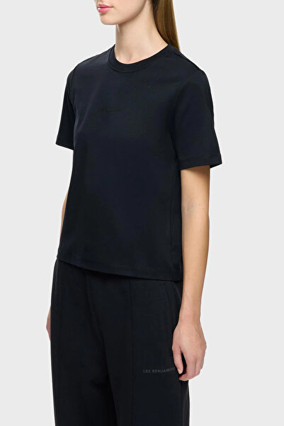 LES BENJAMINS Cotton Regular Fit Crew Neck Logo t Shirt t Shi̇rt Lb25Fwclafuts