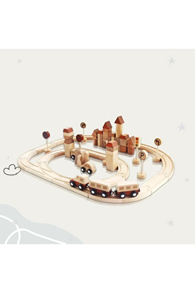 Masarra قطار خشبي