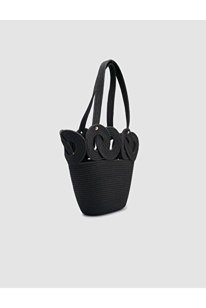 Cabani Large Volume Black Beach Bag