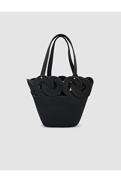 Cabani Large Volume Black Beach Bag