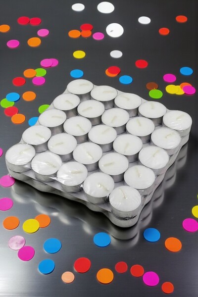 Multipurpose 50 White Tealight Candles