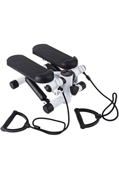Without a mark Mini Fitness Twist Stepper with Electronic Display and Resistance Bands 30.5 x 33 x 20 cm