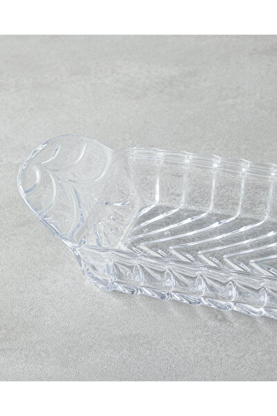 English Home Aura Glass Serving Bowl 33X9X9 cm Transparent