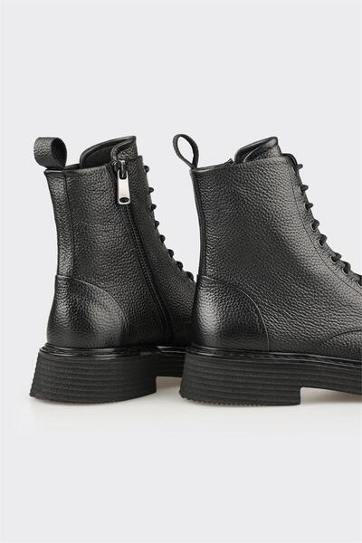 Elle Shoes Siyah Deri Erkek Günlük Bot