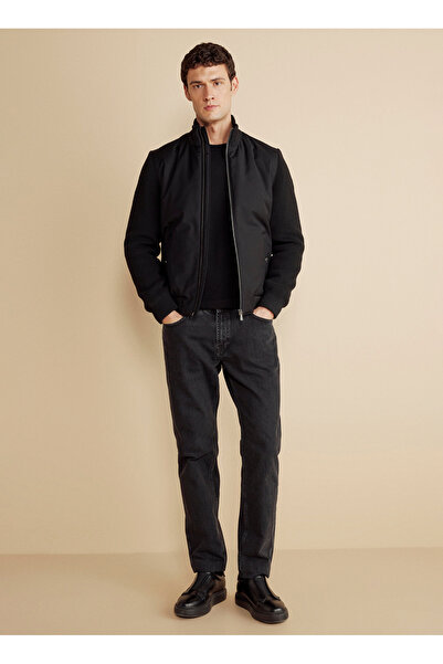 BROOKS BROTHERS Normal Bel Düz Paça Standart Antrasit Erkek Pantolon BBFW25MP...